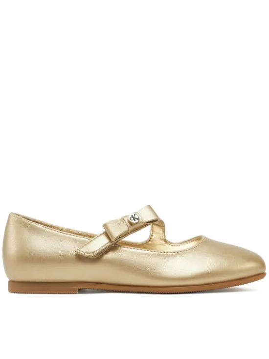 Calvin Klein Jeans Baleriny Ballerina V4A3-83042-1322 M Złoty