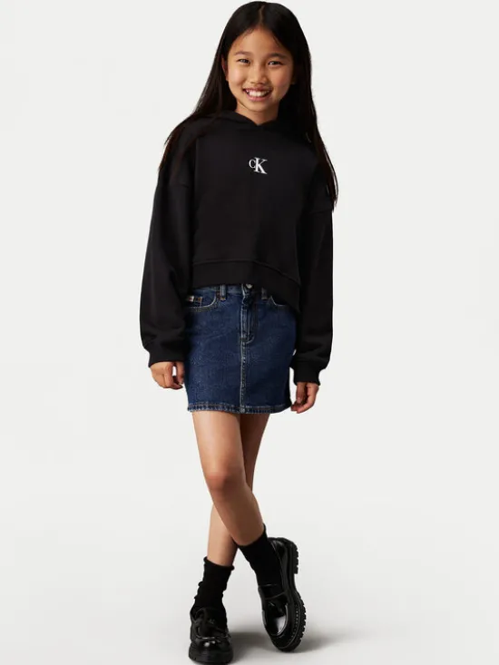 Calvin Klein Jeans Bluza IG0IG02755 D Czarny Boxy Fit