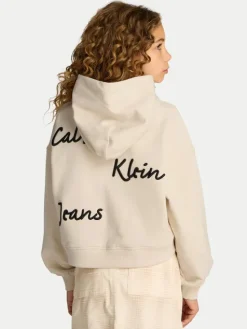 Calvin Klein Jeans Bluza IG0IG02747 Beżowy Regular Fit