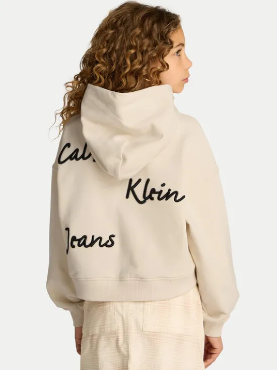 Calvin Klein Jeans Bluza IG0IG02747 Beżowy Regular Fit