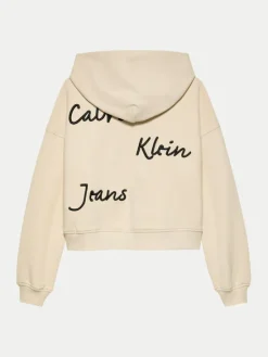 Calvin Klein Jeans Bluza IG0IG02747 Beżowy Regular Fit