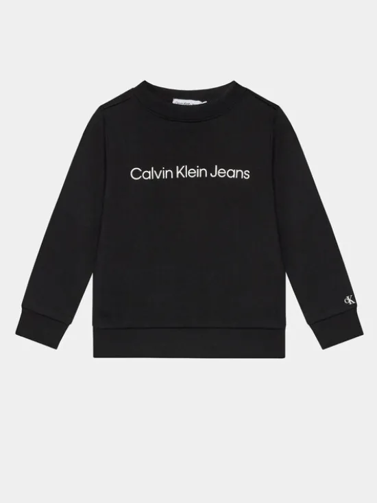 Calvin Klein Jeans Bluza IU0IU00581 D Czarny Regular Fit