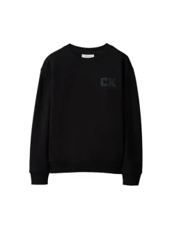 Calvin Klein Jeans Bluza LVCKSJB07B Czarny Relaxed Fit