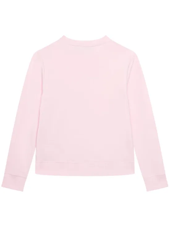 Calvin Klein Jeans Bluza Monogram IU0IU00714 Różowy Regular Fit
