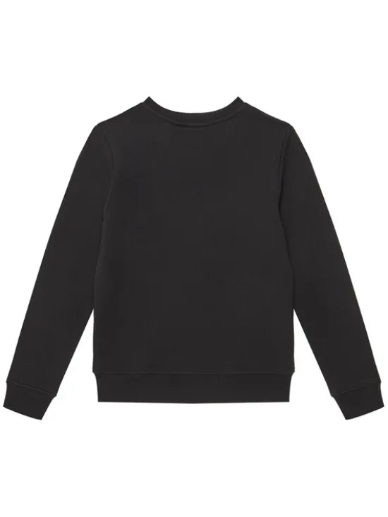 Calvin Klein Jeans Bluza Monogram IU0IU00675 D Czarny Regular Fit