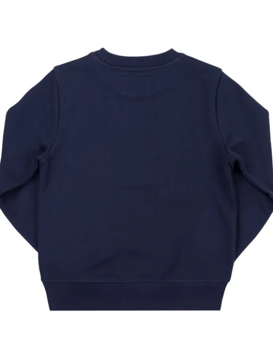 Calvin Klein Jeans Bluza Monogram Logo IU0IU00069 Granatowy Regular Fit