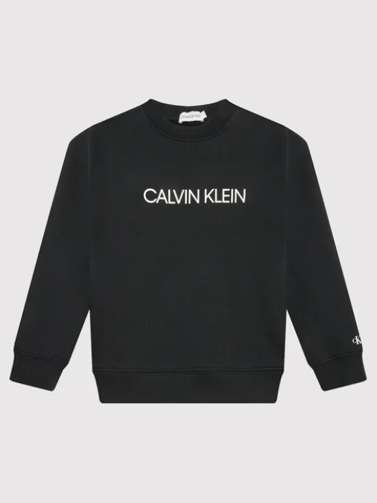 Calvin Klein Jeans Bluza Unisex Institutional Logo IU0IU00162 Czarny Regular Fit