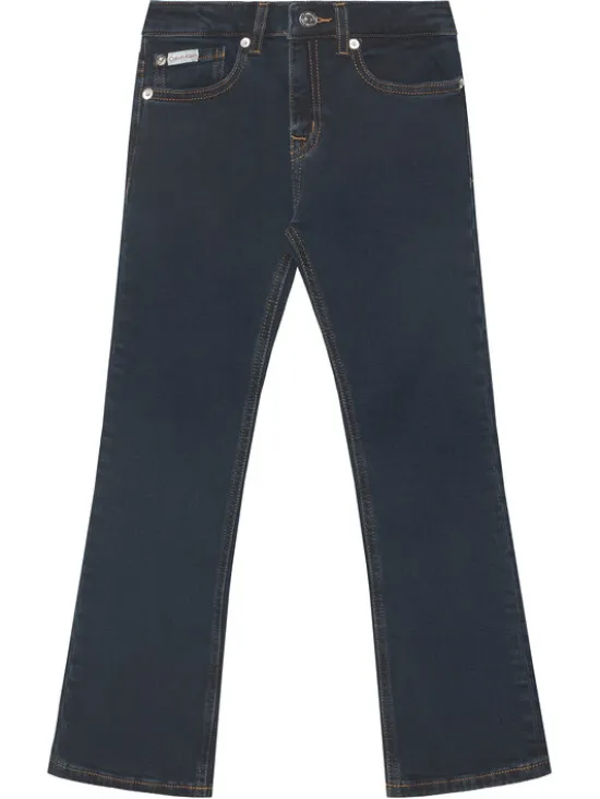 Calvin Klein Jeans Jeansy Essential LVCKSJC03G Czarny Flare Fit