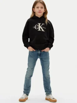 Calvin Klein Jeans Jeansy IB0IB02189 D Niebieski Slim Fit
