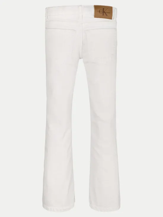 Calvin Klein Jeans Jeansy IG0IG02840 Biały Flare Fit