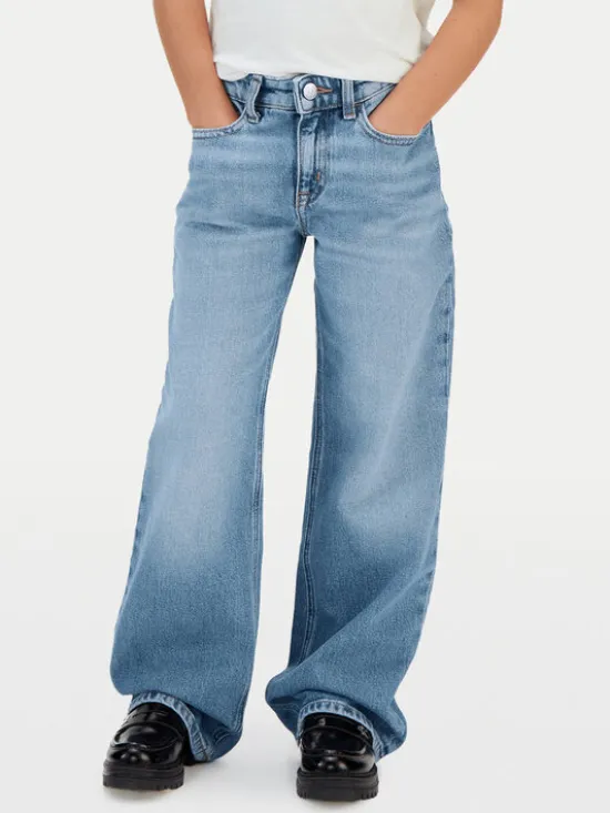 Calvin Klein Jeans Jeansy IG0IG03053 Niebieski Wide Leg