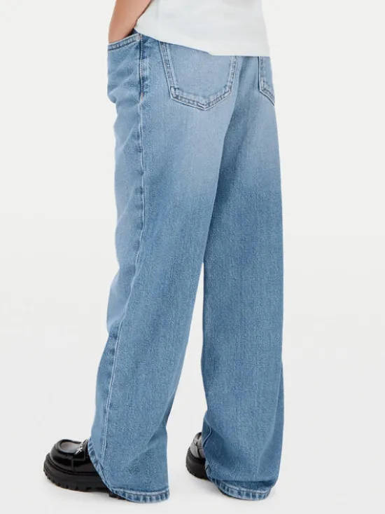 Calvin Klein Jeans Jeansy IG0IG03053 Niebieski Wide Leg