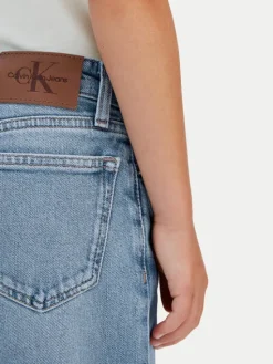 Calvin Klein Jeans Jeansy IG0IG03053 Niebieski Wide Leg