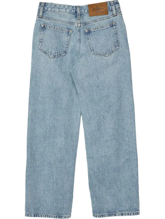 Calvin Klein Jeans Jeansy Skater LVCKSJC47B Niebieski Relaxed Fit