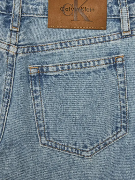 Calvin Klein Jeans Jeansy Skater LVCKSJC47B Niebieski Relaxed Fit