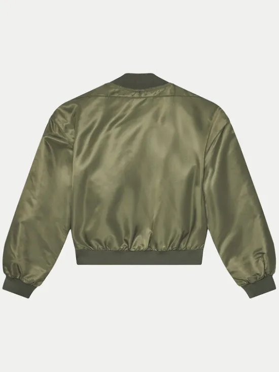 Calvin Klein Jeans Kurtka bomber IG0IG02679 Zielony Regular Fit