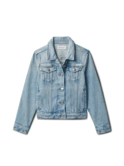 Calvin Klein Jeans Kurtka jeansowa LVCKSJD00G Niebieski Regular Fit