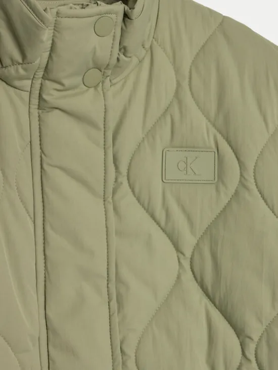 Calvin Klein Jeans Kurtka przejściowa IG0IG02797 Zielony Regular Fit