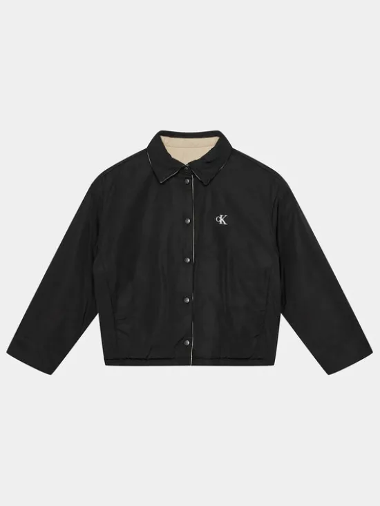 Calvin Klein Jeans Kurtka przejściowa Skater IU0IU00541 Czarny Regular Fit