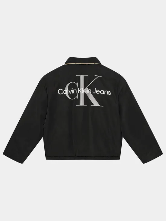 Calvin Klein Jeans Kurtka przejściowa Skater IU0IU00541 Czarny Regular Fit