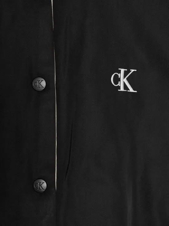 Calvin Klein Jeans Kurtka przejściowa Skater IU0IU00541 Czarny Regular Fit