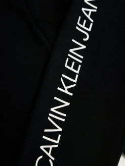 Calvin Klein Jeans Legginsy Logo IG0IG00740 Czarny Slim Fit