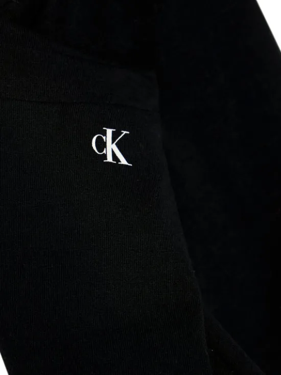 Calvin Klein Jeans Legginsy Logo IG0IG00740 Czarny Slim Fit