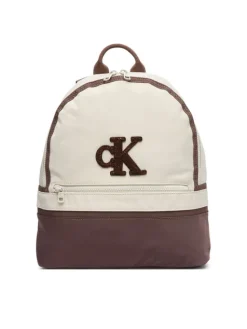 Calvin Klein Jeans Plecak Colour Block Backpack IU0IU00758 Beżowy