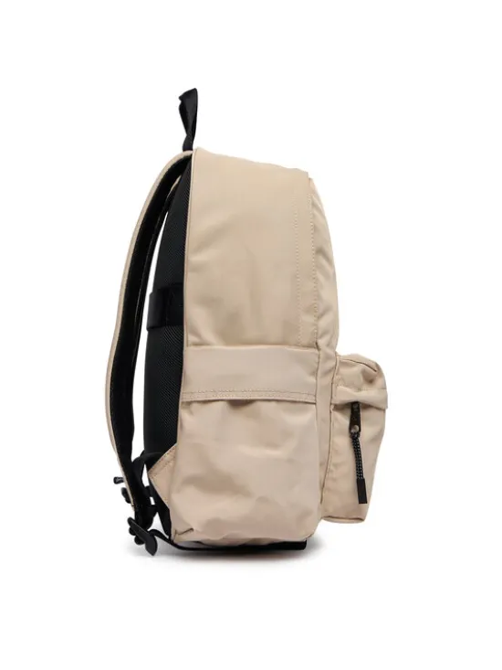 Calvin Klein Jeans Plecak Solid Monologo Backpack IU0IU00731 Beżowy