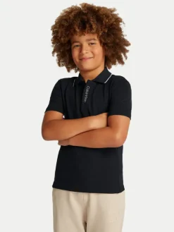 Calvin Klein Jeans Polo Embro Logo IB0IB02370 Czarny Regular Fit