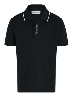 Calvin Klein Jeans Polo Embro Logo IB0IB02370 Czarny Regular Fit