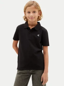 Calvin Klein Jeans Polo LVCKSJB29B Czarny Regular Fit