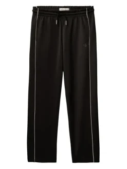 Calvin Klein Jeans Spodnie dresowe Piping IB0IB02606 Czarny Regular Fit