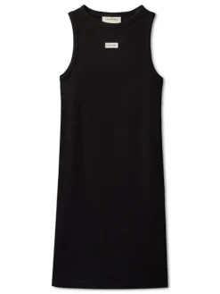 Calvin Klein Jeans Sukienka letnia LVCKSJH07G Czarny Slim Fit