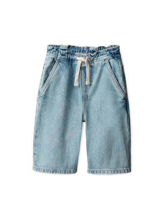 Calvin Klein Jeans Szorty jeansowe Skater LVCKSJC41B Niebieski jasny Relaxed Fit