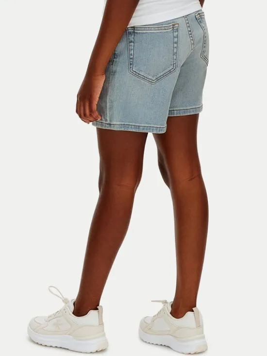 Calvin Klein Jeans Szorty jeansowe LVCKSJC19G Niebieski jasny Regular Fit
