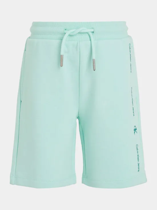 Calvin Klein Jeans Szorty sportowe Minimalistic IB0IB02061 Niebieski Regular Fit