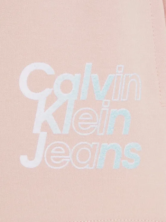 Calvin Klein Jeans Szorty sportowe Hero Logo IG0IG02501 Różowy Regular Fit