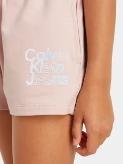 Calvin Klein Jeans Szorty sportowe Hero Logo IG0IG02501 Różowy Regular Fit