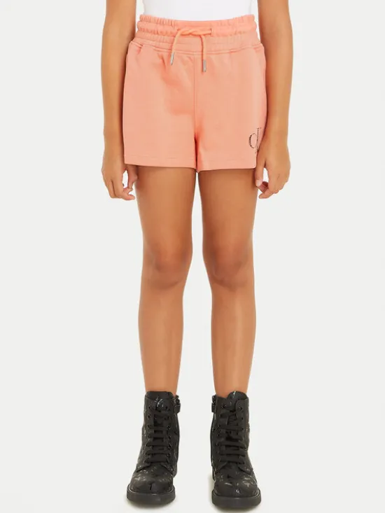 Calvin Klein Jeans Szorty sportowe Iridescent IG0IG02452 Różowy Regular Fit