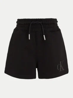 Calvin Klein Jeans Szorty sportowe Iridescent IG0IG02452 Czarny Regular Fit