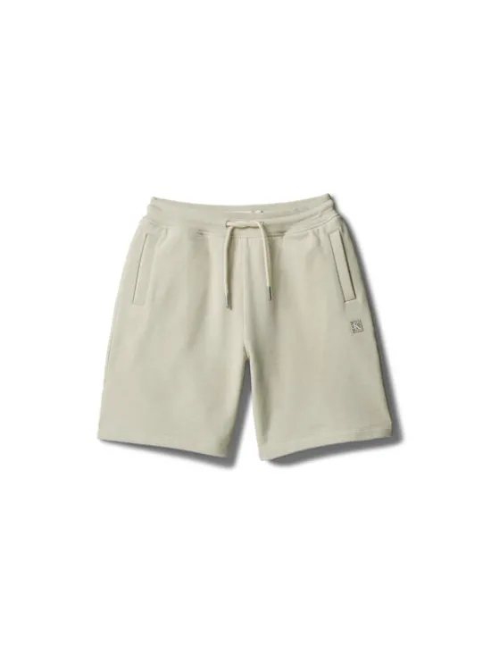 Calvin Klein Jeans Szorty sportowe Mini Badge LV1CKSJC52 Beżowy Regular Fit