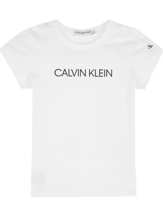 Calvin Klein Jeans T-Shirt IG0IG00380 Biały Regular Fit