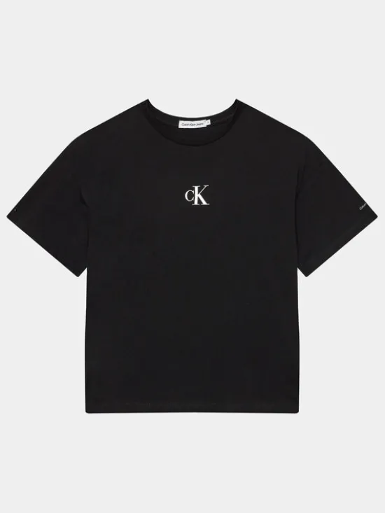 Calvin Klein Jeans T-Shirt IG0IG02136 Czarny Boxy Fit