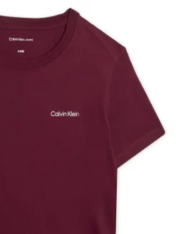 Calvin Klein Jeans T-Shirt IU0IU00683 Fioletowy Regular Fit