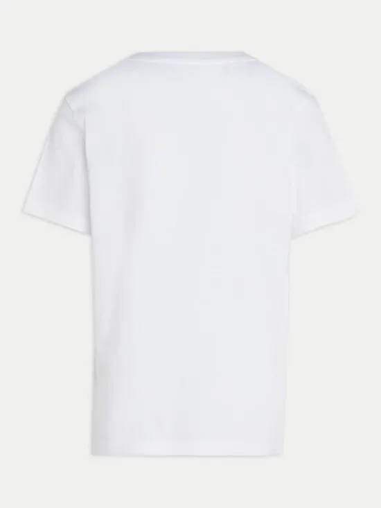 Calvin Klein Jeans T-Shirt IU0IU00683 Biały Regular Fit