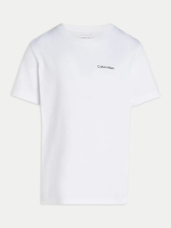 Calvin Klein Jeans T-Shirt IU0IU00683 Biały Regular Fit