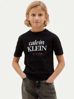Calvin Klein Jeans T-Shirt LVCKSJA07B Czarny Regular Fit