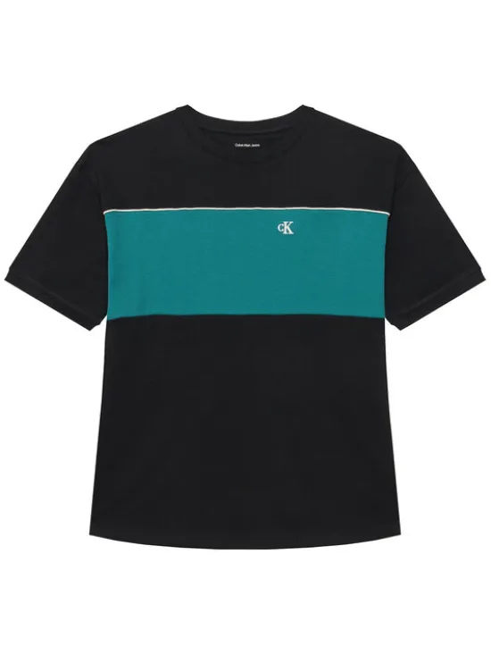 Calvin Klein Jeans T-Shirt LVCKTJA41B Czarny Regular Fit