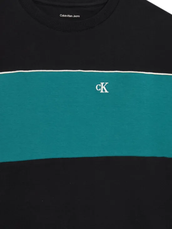 Calvin Klein Jeans T-Shirt LVCKTJA41B Czarny Regular Fit